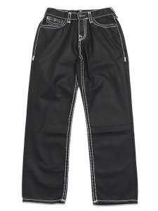 画像2: 【送料無料】TRUE RELIGION BOBBY SUPER T COATED BAGGY COATED BLK (2)