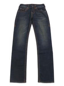 画像2: 【送料無料】TRUE RELIGION RICKY SUPER T FLAP STRAIGHT MIDNIGHT SPARK DARK WASH (2)