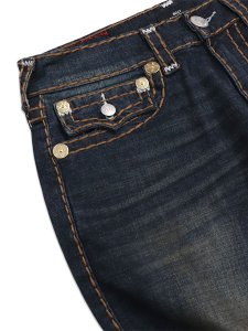 画像3: 【送料無料】TRUE RELIGION BILLY SUPER T FLAP BOOTCUT MIDNIGHT SPARK DARK WASH (3)