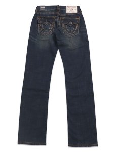 画像1: 【送料無料】TRUE RELIGION RICKY SUPER T FLAP STRAIGHT MIDNIGHT SPARK DARK WASH (1)