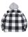 画像2: 【送料無料】TRUE RELIGION HOODED FLANNEL SHIRT BLACK/WHITE (2)