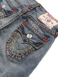 画像5: 【送料無料】TRUE RELIGION VINNY SUPER T ULTRA BAGGY KELP MEDIUM WASH (5)