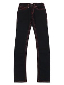 画像2: 【送料無料】TRUE RELIGION ROCCO STACKED SUPER T FLAP SKINNY BODY RINSE BLACK (2)