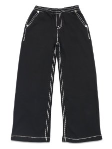 画像2: 【送料無料】TRUE RELIGION SUPER T FLEECE SWEAT PANT JET BLACK (2)