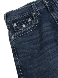 画像3: 【送料無料】TRUE RELIGION VINNY FRAYED BIG T ULTRA BAGGY SHORT MEDIUM WASH (3)