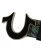 画像2: 【送料無料】TRUE RELIGION DRAGON GRAPHIC HORSESHOE BUCKLE BELT BLACK (2)