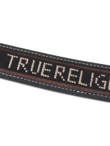 画像3: 【送料無料】TRUE RELIGION CROCODILE PRINT WESTERN BELT BLACK (3)