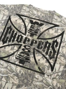 画像4: WEST COAST CHOPPERS CROSS LOGO FOREST CAMO TEE (4)