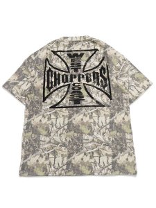 画像2: WEST COAST CHOPPERS CROSS LOGO FOREST CAMO TEE (2)