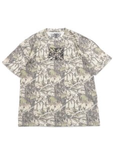 画像1: WEST COAST CHOPPERS CROSS LOGO FOREST CAMO TEE (1)