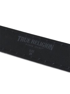 画像4: 【送料無料】TRUE RELIGION BIG T BUDDHA BUCKLE BELT BLACK/GOLD (4)