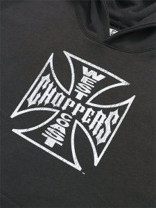 画像3: 【送料無料】WEST COAST CHOPPERS LONG BEACH CROSS LOGO PULLOVER HOODIE (3)