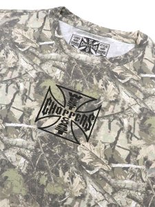 画像3: WEST COAST CHOPPERS CROSS LOGO FOREST CAMO TEE (3)