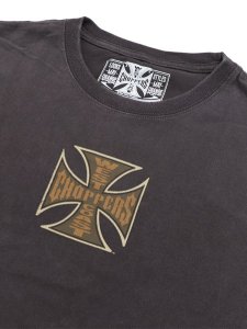 画像3: WEST COAST CHOPPERS GARMENT DYED CROSS LOGO TEE (3)