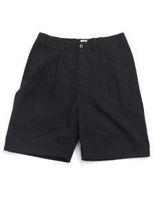 画像1: 【送料無料】C.P.COMPANY BERMUDA BERMUDA IN CTN GABARDINE BLACK (1)