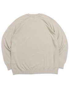 画像2: 【送料無料】C.P.COMPANY COTTON CREPE CREWNECK LENS SWEATER FROZEN DEW (2)