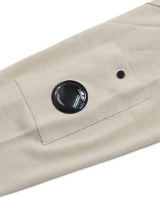 画像6: 【送料無料】C.P.COMPANY COTTON CREPE CREWNECK LENS SWEATER FROZEN DEW (6)