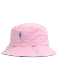 画像2: 【送料無料】POLO RALPH LAUREN LOFT LOGO BUCKET HAT CARMEL PINK (2)