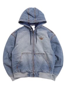 画像1: 【送料無料】ADIDAS DENIM PADDED JACKET-INDIGO DENIM (1)