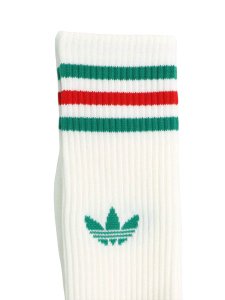 画像4: ADIDAS 3 STRIPES HIGH CREW SOCKS 3 PAIRS-OFF WHITE (4)