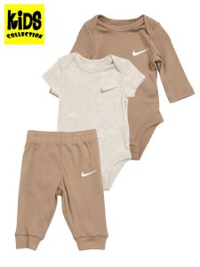 画像1: 【KIDS】NIKE BABY ESSENTIALS 3PC PANT SET-HEMP (1)