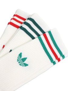 画像3: ADIDAS 3 STRIPES HIGH CREW SOCKS 3 PAIRS-OFF WHITE (3)