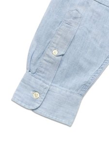 画像7: 【SALE】【送料無料】POLO RALPH LAUREN PATCHWORK PIECED CHAMBRAY LS SHIRT (7)