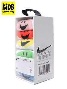 画像1: 【KIDS】NIKE INFANT 6PK NIKE SMILEY ANK-MEDIUM SOFT PINK (1)