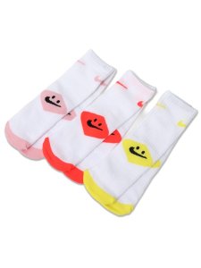画像2: 【KIDS】NIKE KIDS 6PK NIKE SMILEY CREW-MEDIUM SOFT PINK (2)
