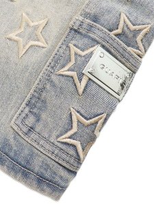 画像7: 【送料無料】GUAPI VINTAGE BLUE STARS DENIM SHORTS (7)
