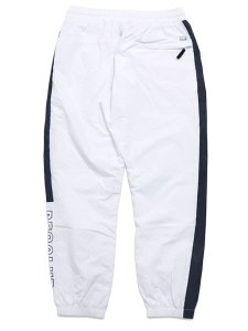 画像2: 【送料無料】PRO CLUB FULL COURT WINDBREAKER PANTS WHITE/BLACK (2)