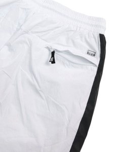 画像4: 【送料無料】PRO CLUB FULL COURT WINDBREAKER PANTS WHITE/BLACK (4)