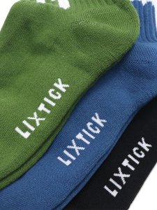 画像3: LIXTICK DRIP SOCKS 3PACK REV 9.5 LEAF GRN/LIGHT NAVY/BLACK (3)
