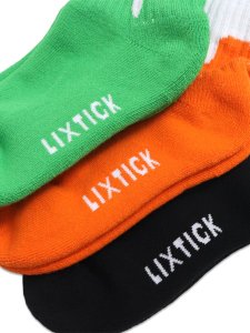 画像3: 【KIDS】LIXTICK REV V2 JUNIOR DRIP SOCKS 3P GREEN/ORANGE/BLACK (3)