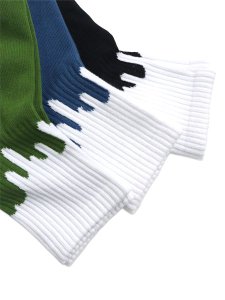 画像2: LIXTICK DRIP SOCKS 3PACK REV 9.5 LEAF GRN/LIGHT NAVY/BLACK (2)