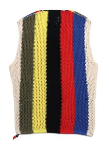 画像2: 【送料無料】WHIMSY SOCKS CROCHET KNIT VEST MULTI (2)