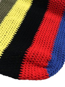 画像4: 【送料無料】WHIMSY SOCKS CROCHET KNIT BAG MULTI (4)