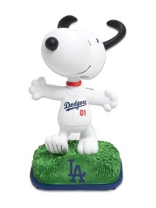 画像1: 【送料無料】FOCO PEANUTS SNOOPY BOBBLEHEAD DODGERS (1)