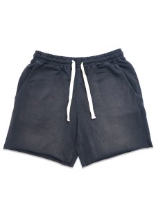 画像1: 【送料無料】MOOJI MOOJI MJ SWEAT SHORTS AGED BLACK (1)