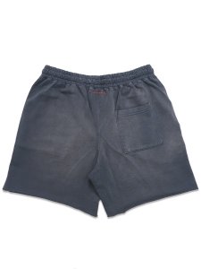 画像2: 【送料無料】MOOJI MOOJI MJ SWEAT SHORTS AGED BLACK (2)