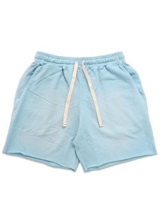 画像1: 【送料無料】MOOJI MOOJI MJ SWEAT SHORTS AGED SKY BLUE (1)