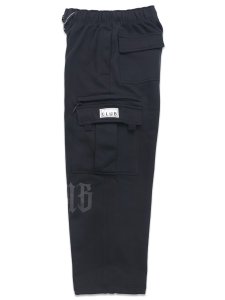 画像6: 【送料無料】PRO CLUB MISTER CARTOON CARGO SWEATPANT BLACK (6)