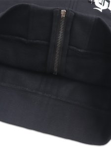 画像5: 【送料無料】PRO CLUB MISTER CARTOON CLOCKWORK BLACK ZIPUP HOODIE BLACK (5)