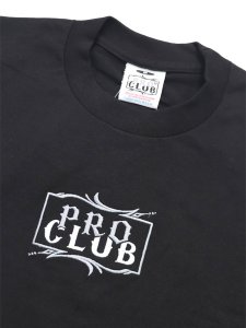 画像3: PRO CLUB MISTER CARTOON BOX LOGO TEE BLACK (3)