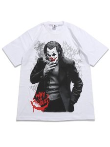 画像1: STREET WEAR SUPPLY JKR WHY SO SERIOUS TEE (1)
