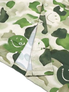 画像4: 【送料無料】MARKET SMILEY CAMOUFLAGE SS WOVEN SHIRT MULTI (4)