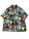 画像1: 【送料無料】MARKET SMILEY COLLAGE SS WOVEN SHIRT MULTI (1)