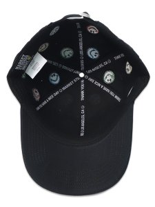 画像5: MARKET SMILEY ALLOVER DAD HAT BLACK (5)