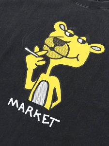 画像3: MARKET YELLOW PANTHER TEE WASHED BLACK (3)
