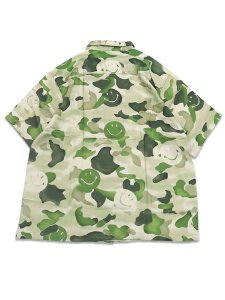 画像2: 【送料無料】MARKET SMILEY CAMOUFLAGE SS WOVEN SHIRT MULTI (2)
